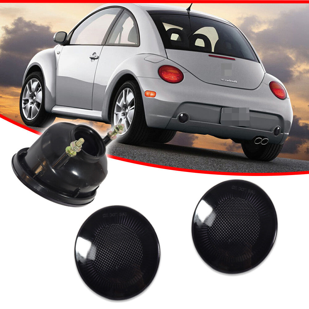 Pack Smoked Lens Rear Bumper Spare Reverse Lights for 1998 - 2005 for VW Beetle - v
