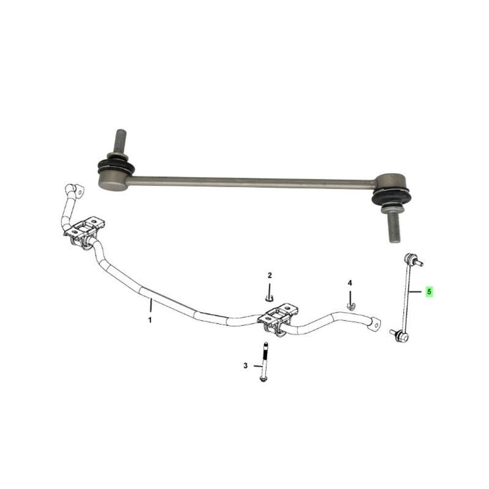 68224732AB Front Sway Bar Link Set for Jeep Cherokee 2014-2020 Q
