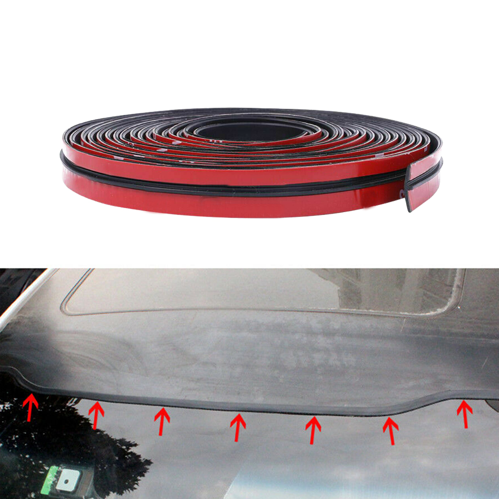 Car Windshield Roof Seal Noise Insulation Rubber Strip Sticker Car Accessories