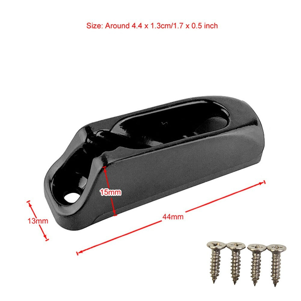 Self-locking Rope Rope Screw Bolt Diameter 3mm Self-locking Cord 2Pcs Black