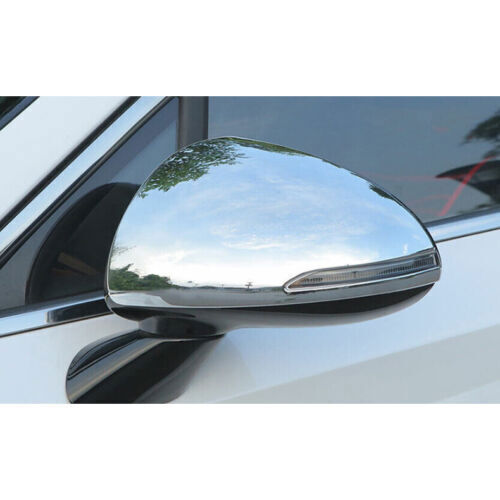 for Hyundai Sonata 2020-2023 Chrome ABS Side Door Rearview Mirror Cover Trim 2pc