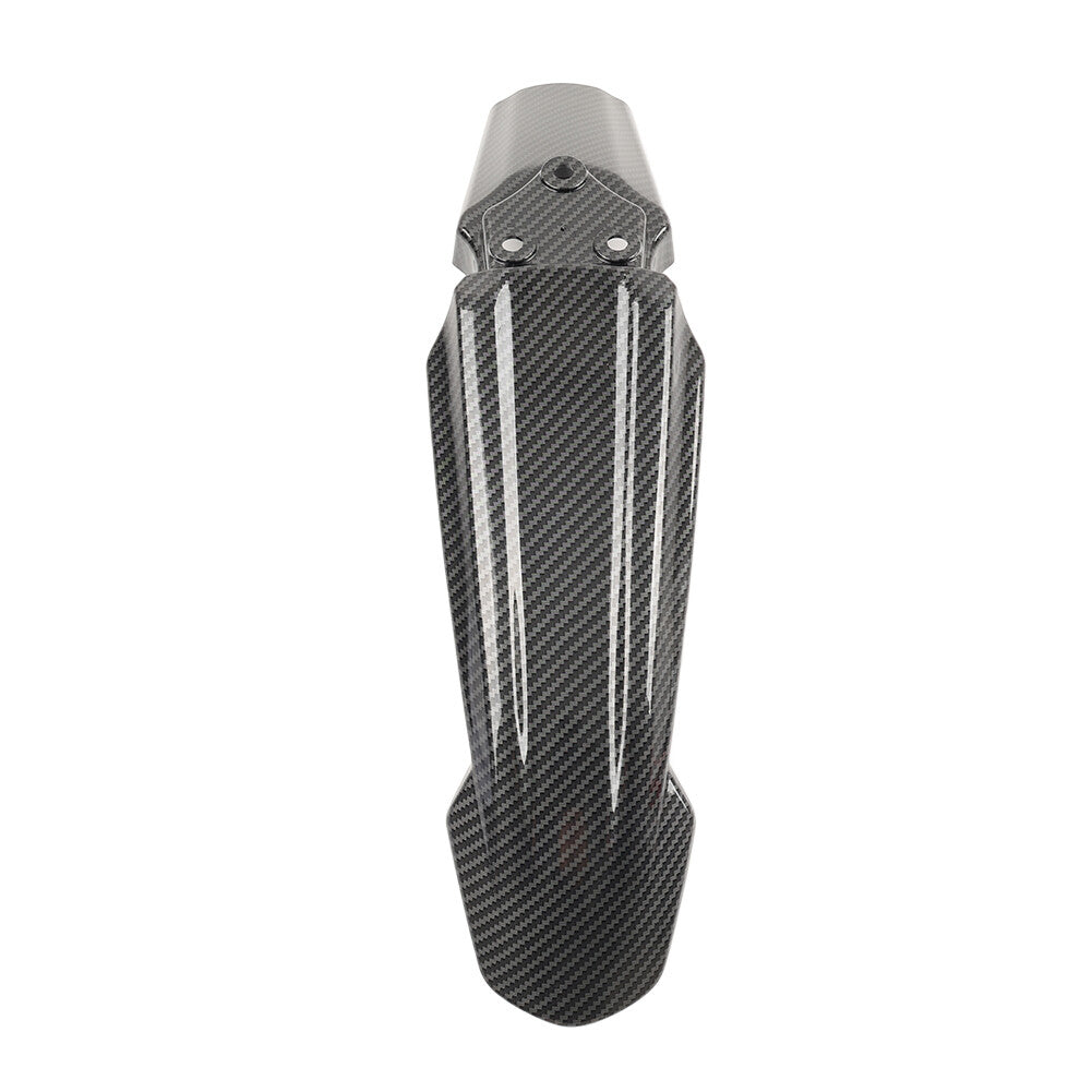 Dirt Bike Front Mudguard Protector Carbon Fiber Black For Sur-Ron S/X