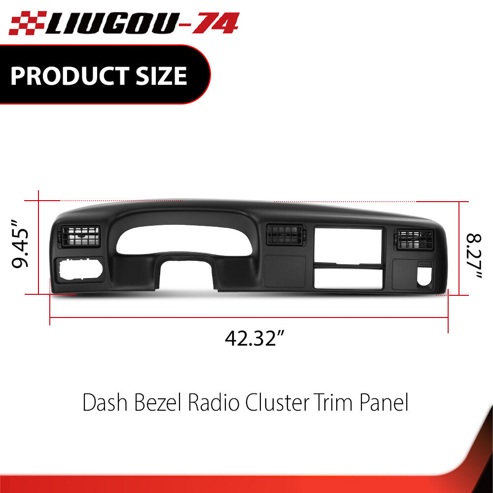 Superduty Dash Dashboard Black Fits 99-04 for F250 F350- v