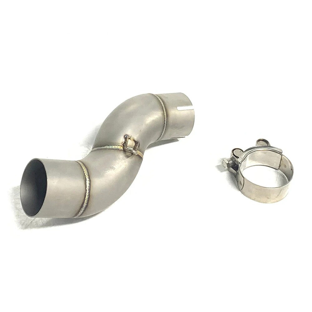 Motorcycle Exhaust Escape Middle Pipe for YAMAHA R6 Connect R6 2006-2018 51mm