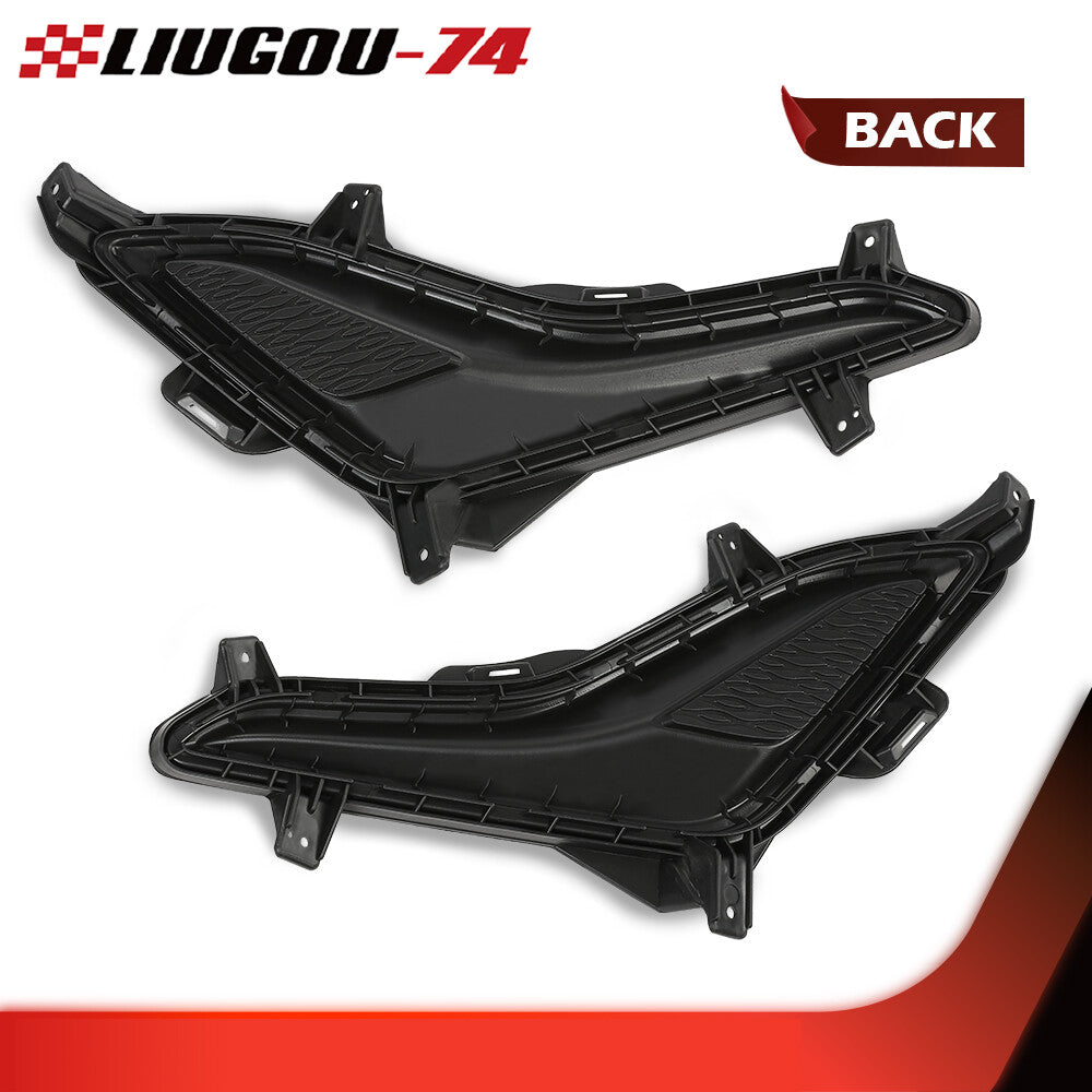 One pair of front fog light covers, suitable for the 2014-2016 for Hyundai for Elantra .