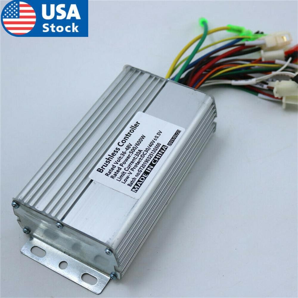 Motor Controller Electric Bike Tricycle Dual Mode Sensor/Sensorless Controller Q