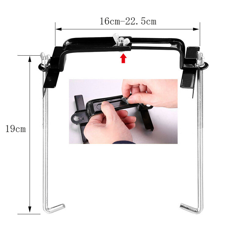 7.5 Adjustable Metal Car Crossbar Battery Hold Down Bracket Holder Storage