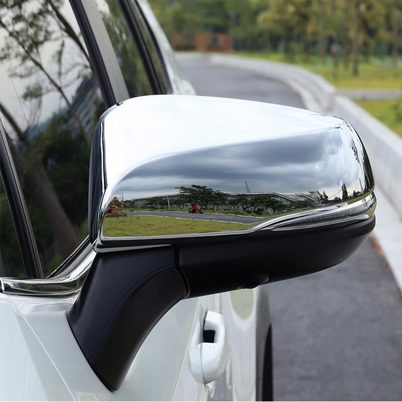 For Grand Highlander 2024 Chrome Side Mirrors Rearview Trim Cover 2PCS v