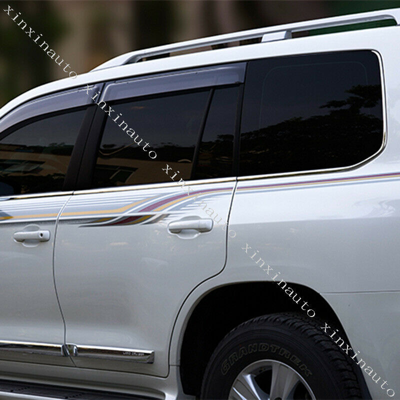 Stainless Car Bottom Window Frame Sill Trim for Toyota for Land Cruiser LC200 08-21