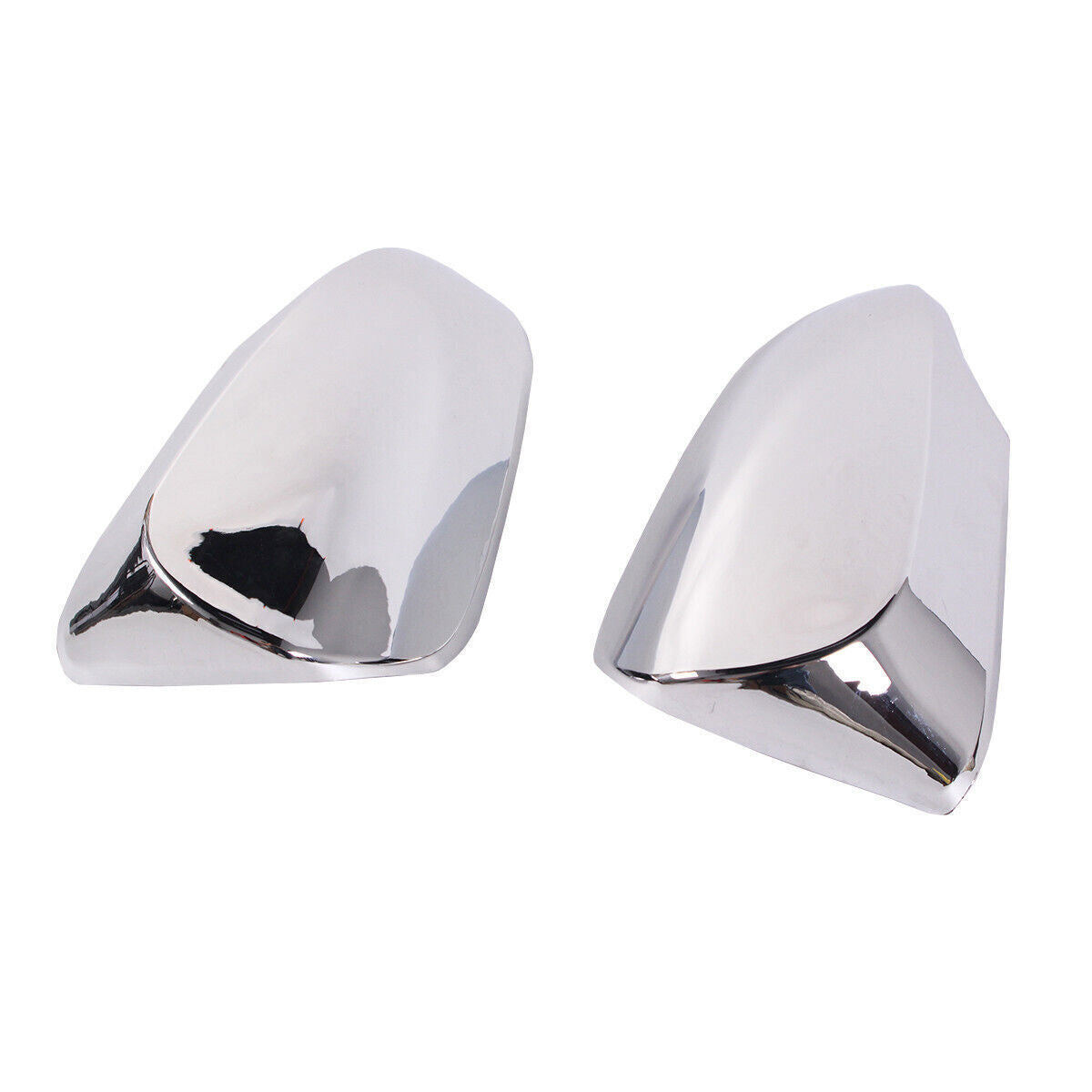 ABS Chrome Exterior Side Door Rear View Mirror Cover Trim 2X for Corolla 2014-19
