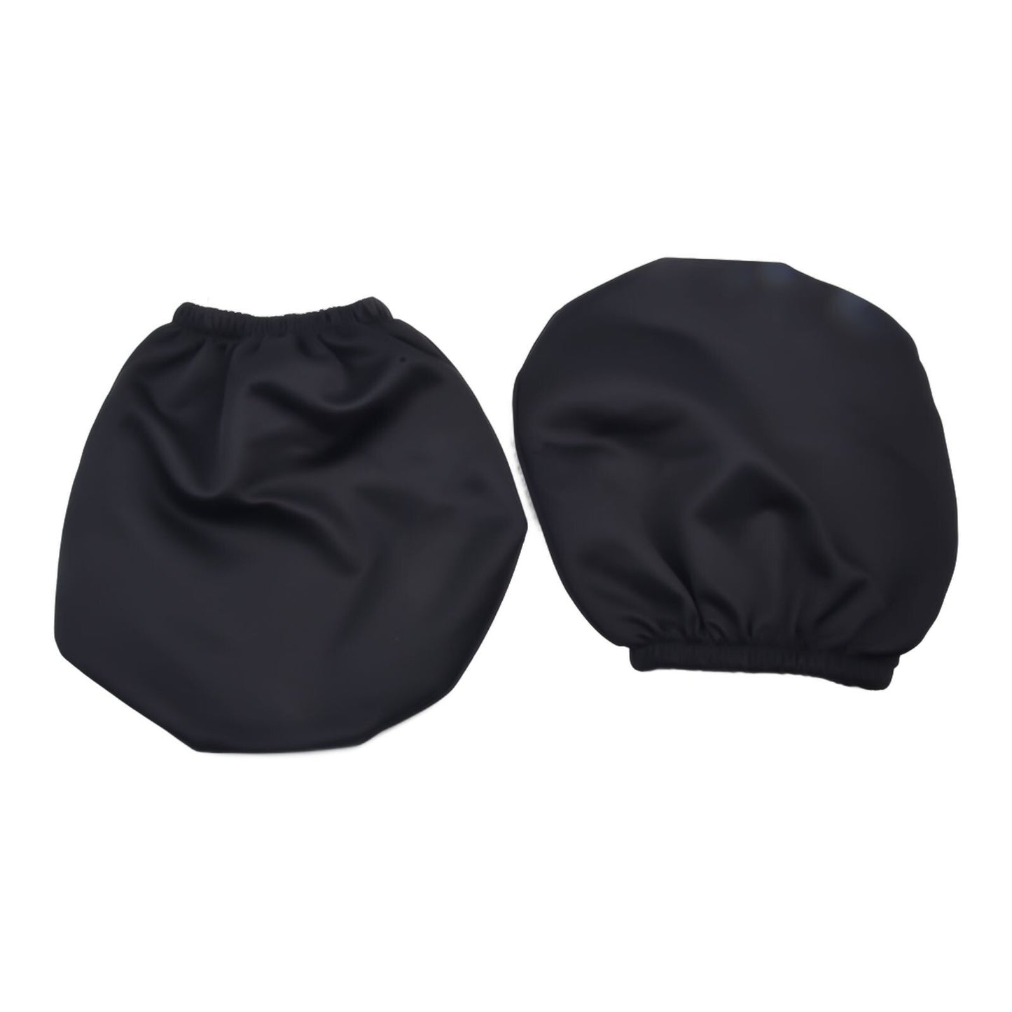 4PCS Black Premium Cloth Headrest Cover For Car, Truck, SUV, Auto Fit