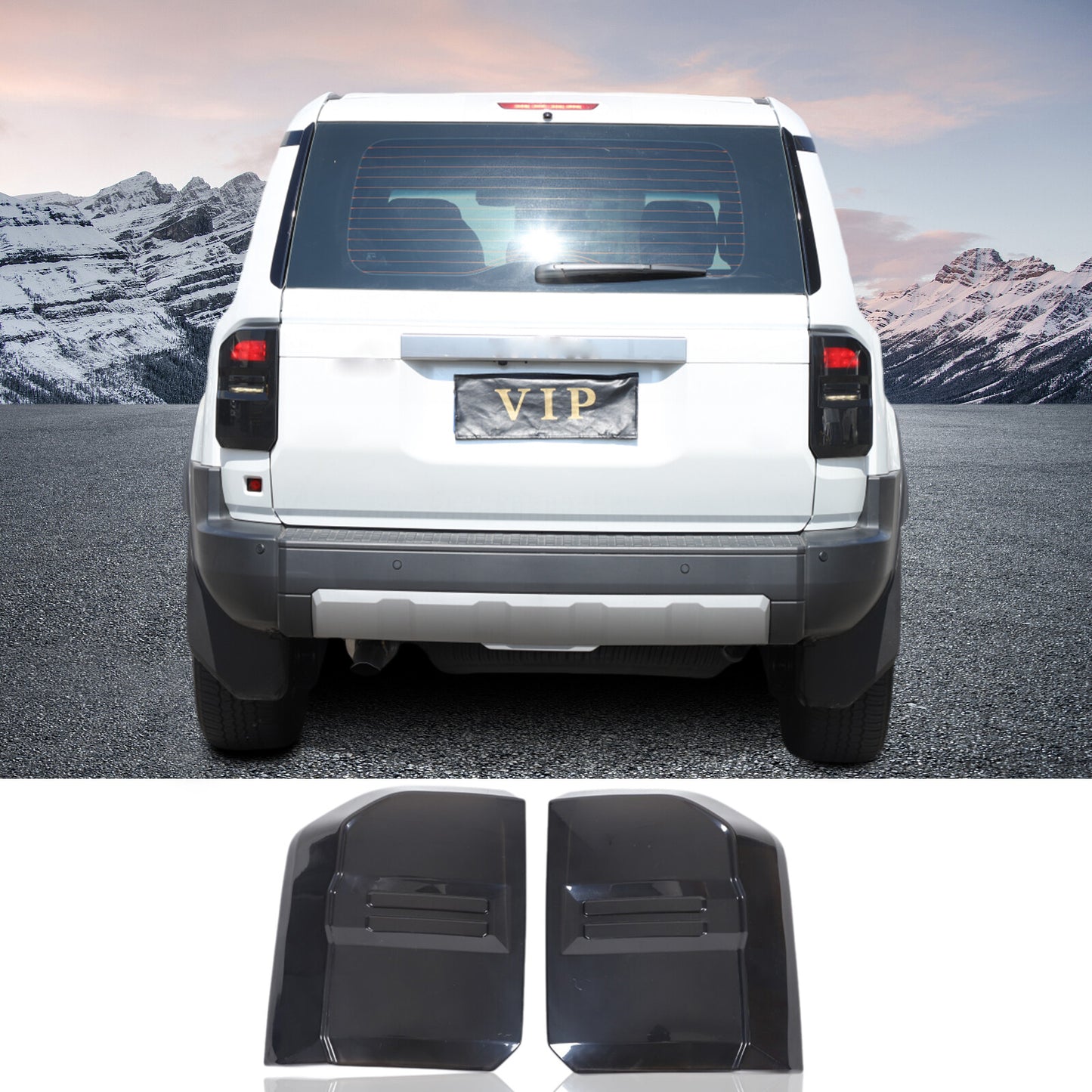 Smoked taillight lens cover for Land Cruiser LC250 J250 2024+- n