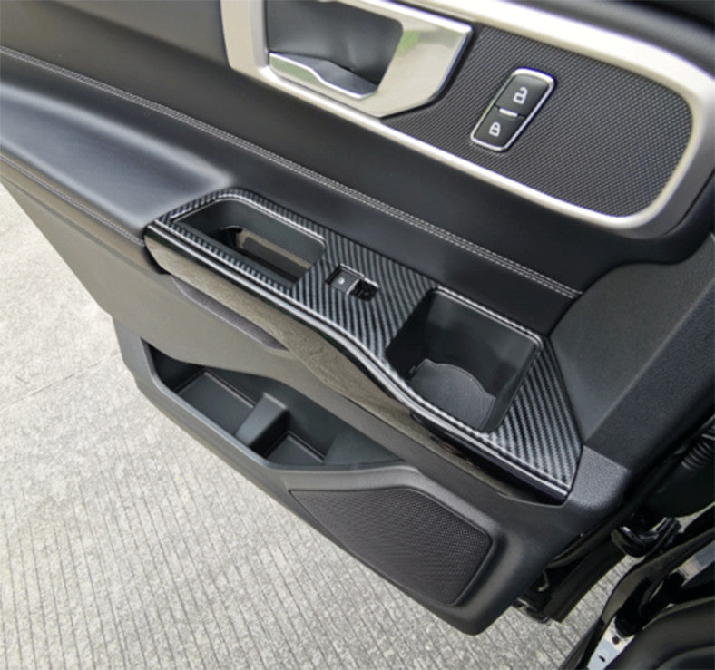 for Ford Explorer 2020-2022 Carbon Fiber Interior Car Accessories Kit Trim set