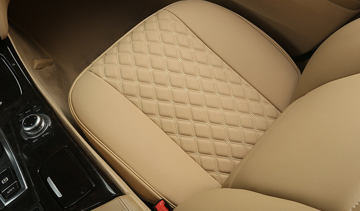 1PCS Car Breathable Front for Seat Cover PU Leather Pad Mat Cushion Full Surround