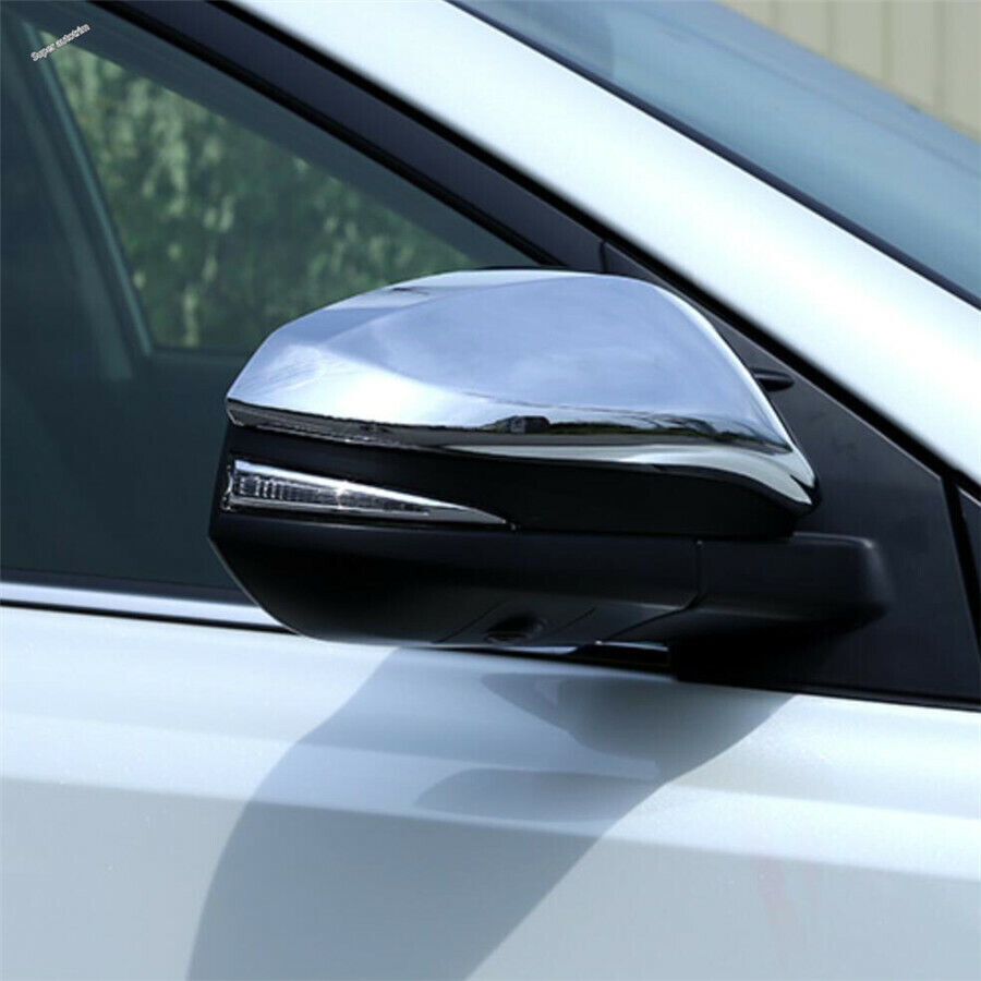 for Toyota Venza 2021-2023 Chrome Silver Rearview Side Mirror Cover Cap Trim