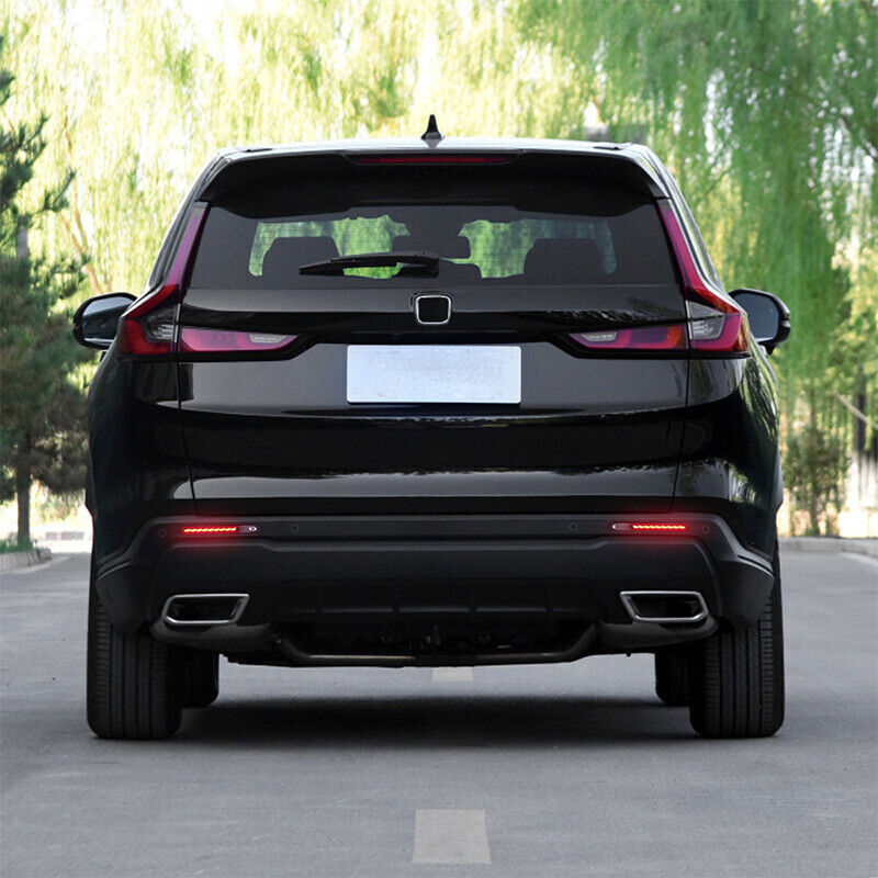 for Honda CRV CR-V 2023-2024 Smoked LED Rear Fog Light Tail Bumper Light Sets 2P