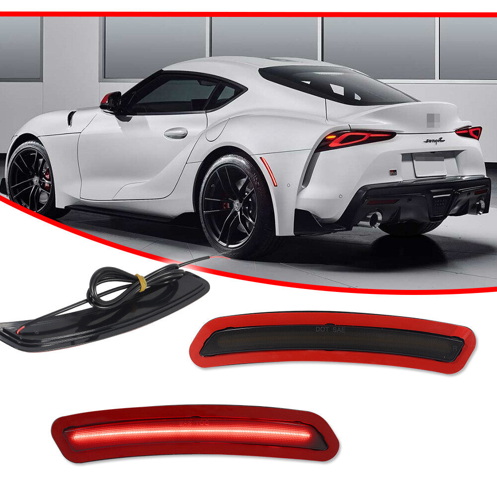 Smoke lens rear marker light red LED light suitable for 2020-2024 GR Supra- v