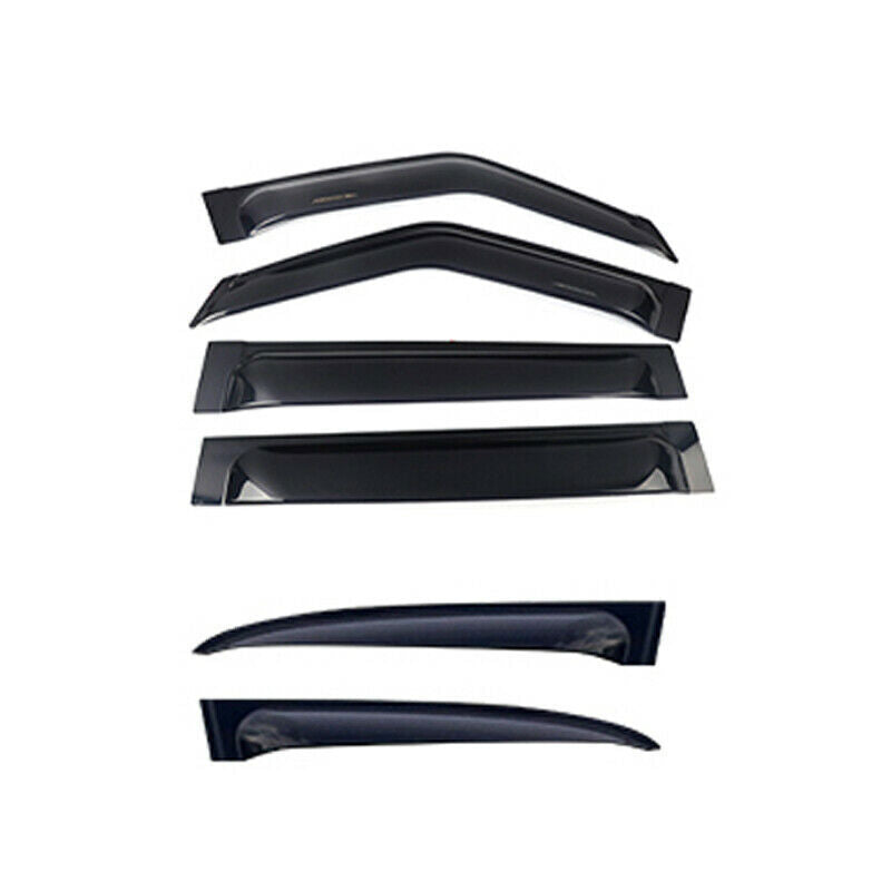 Black Window Visor Vent Shades Sun Rain Guard for Infiniti QX80 QX56 2011-2023