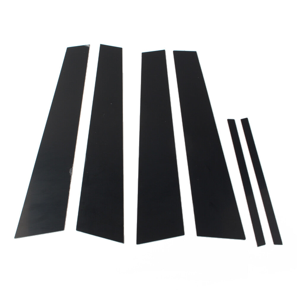 Pillar Posts Door Window Trim Set for Dodge Charger 2011-2021 Glossy Black 6PCs