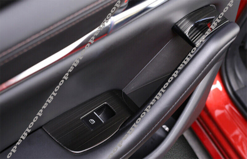 5pcs Carbon Fiber Side Defogger Air Vent Panel Trim For Explorer 2008-2010 v