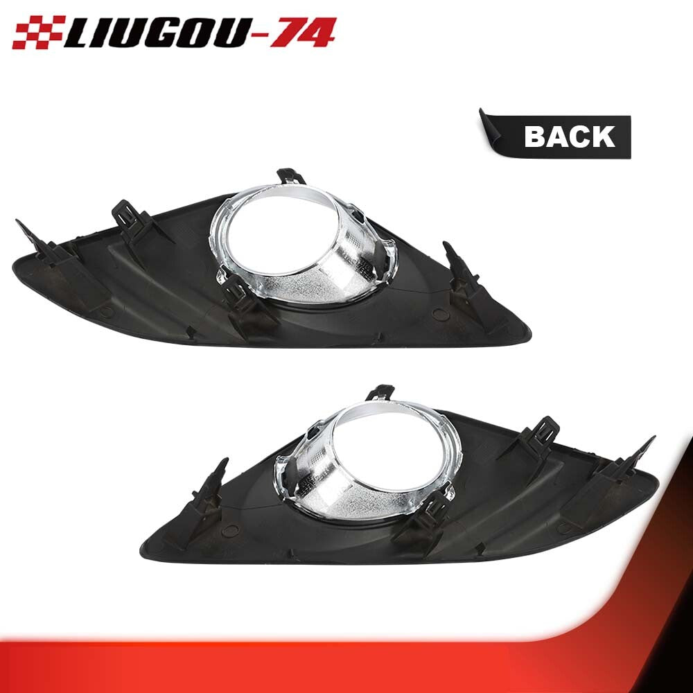 Piece front fog lamp grille lampshade is suitable for 2012-2013 for Camry black- v