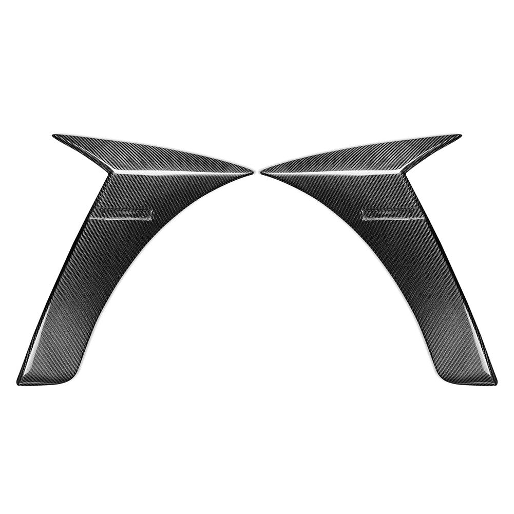 2Pcs Carbon Fiber Side Air Vent Fender Fin for Mercedes-Benz S Class W222 S400