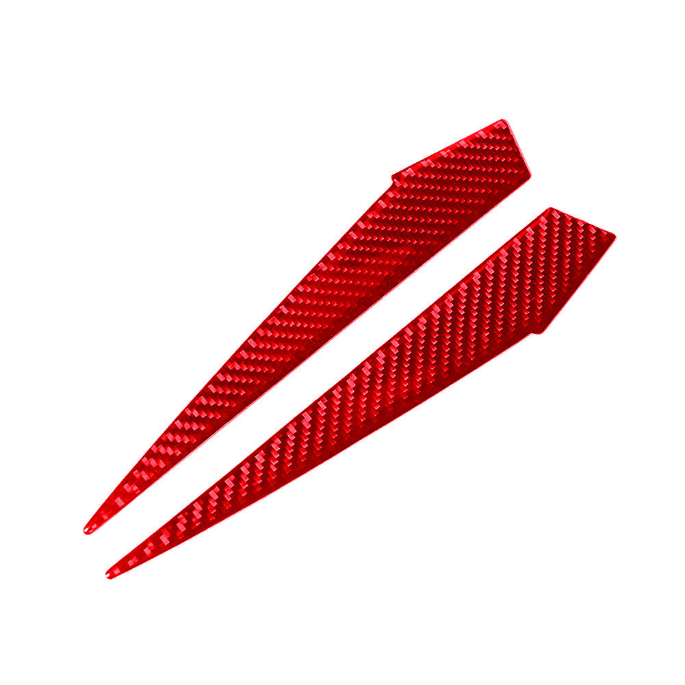 Red Carbon Fiber Gear Shift Surround Frame Cover Trim For Matrix 2009-14 v