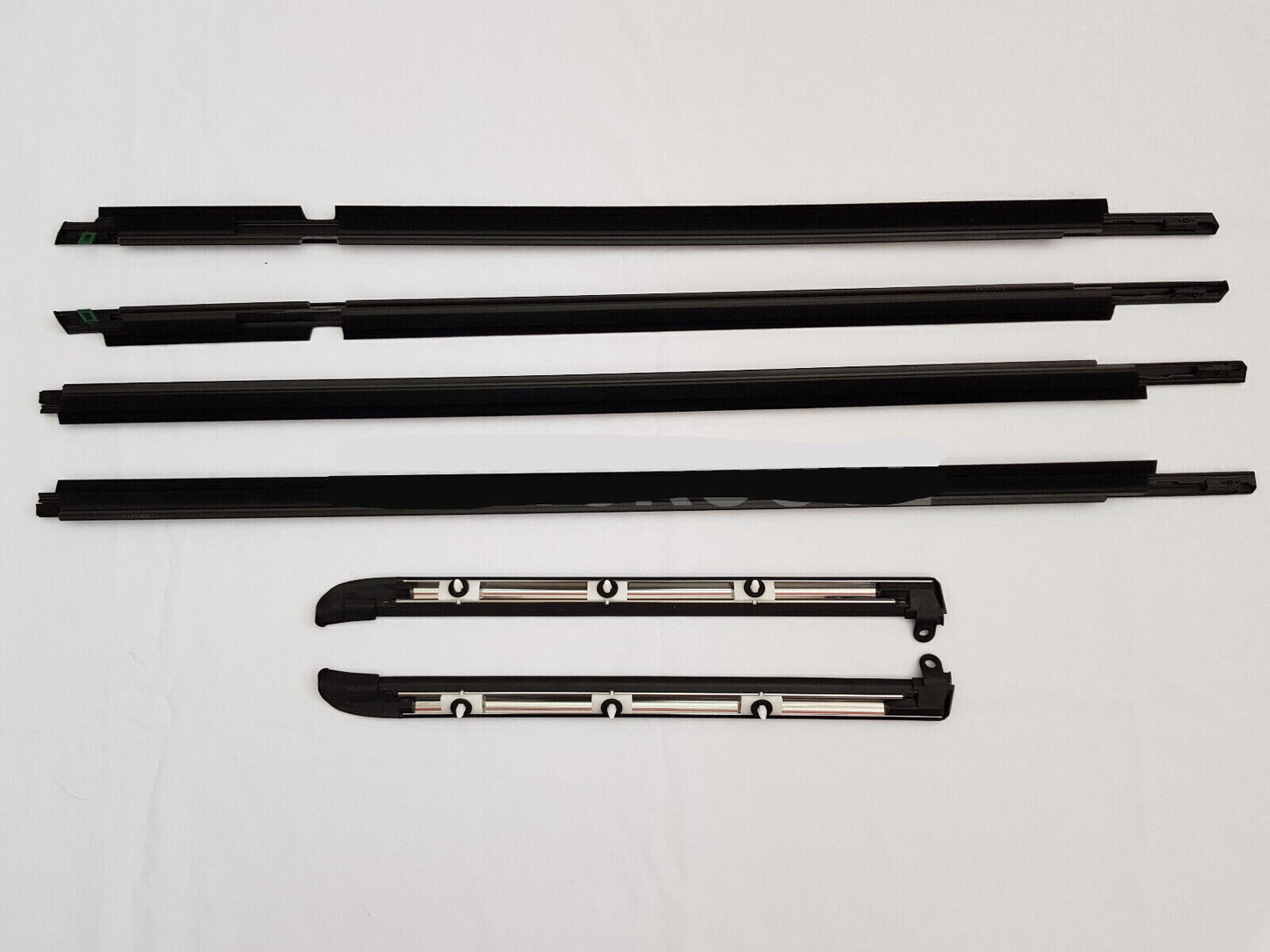 6x for Toyota Prado GX470 QuarterDoor Belt Moulding Black 2003-2009 Replace