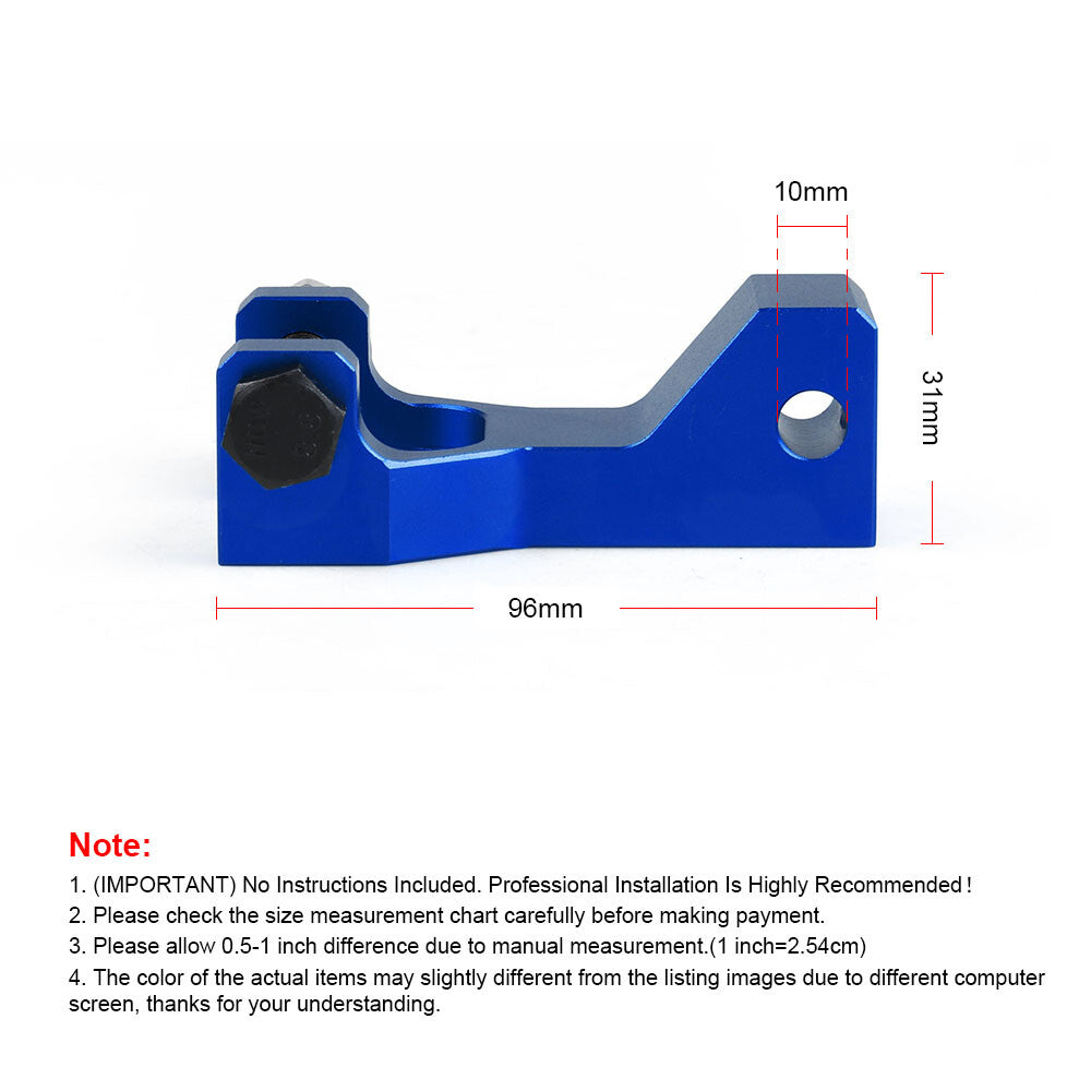 Adjustable ATV Front Rear Lowering Kit for Yamaha YFM350 660R 700 Blue