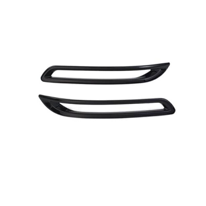 for Honda Accord 2023-24 2PCS Black Rear Bumper Fog Light Lamp Frame Cover Trim