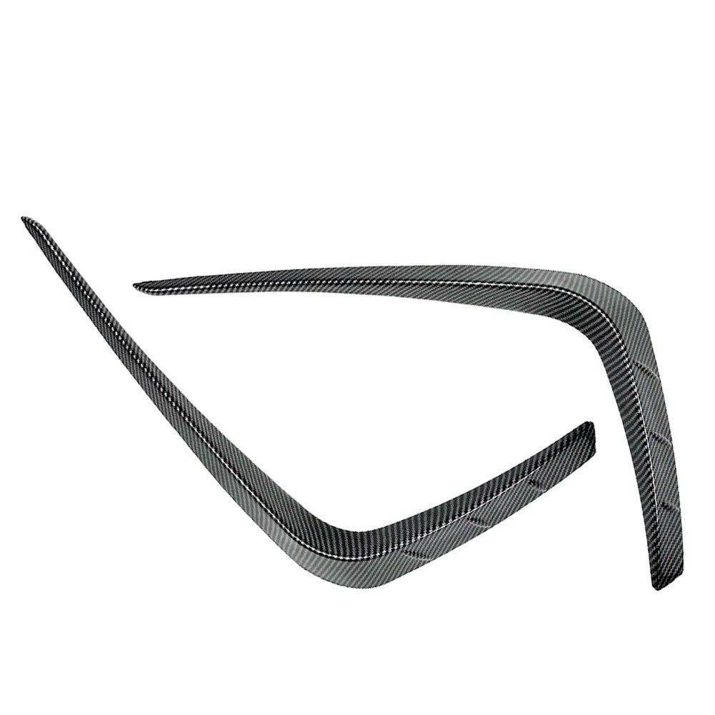 Front Bumper Side Spoiler Splitter Carbon for Ford Focus MK4 ST Line 2019-2022