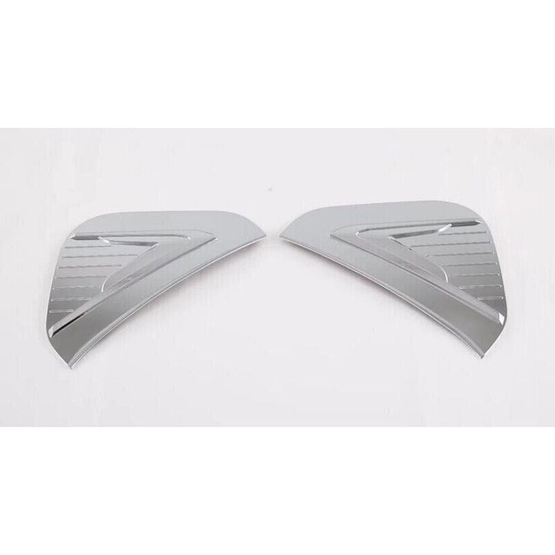 for Toyota BZ4X 23-24 Chrome ABS Charging Plug Port Panel Moulding Cover Trim 2P