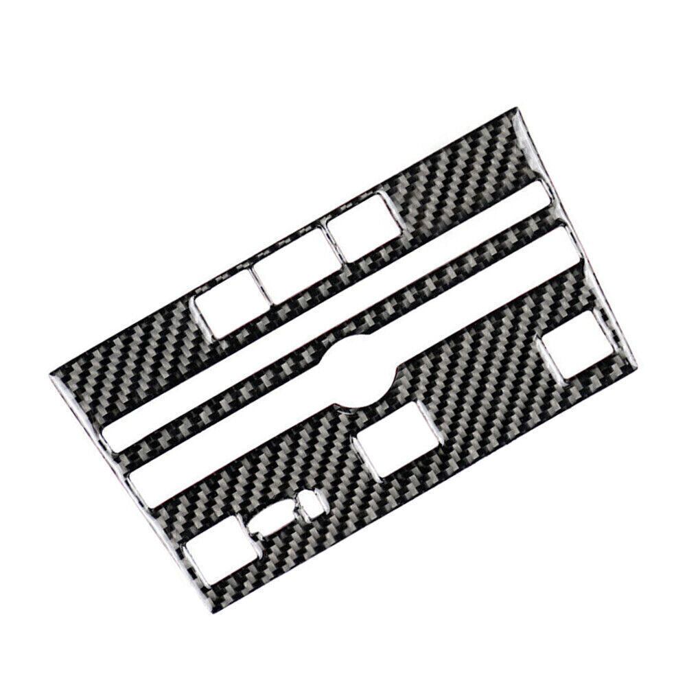 Carbon Fiber Interior CD Panel Frame Trim Cover Fit for Infiniti Q50 Q60 2014-2019