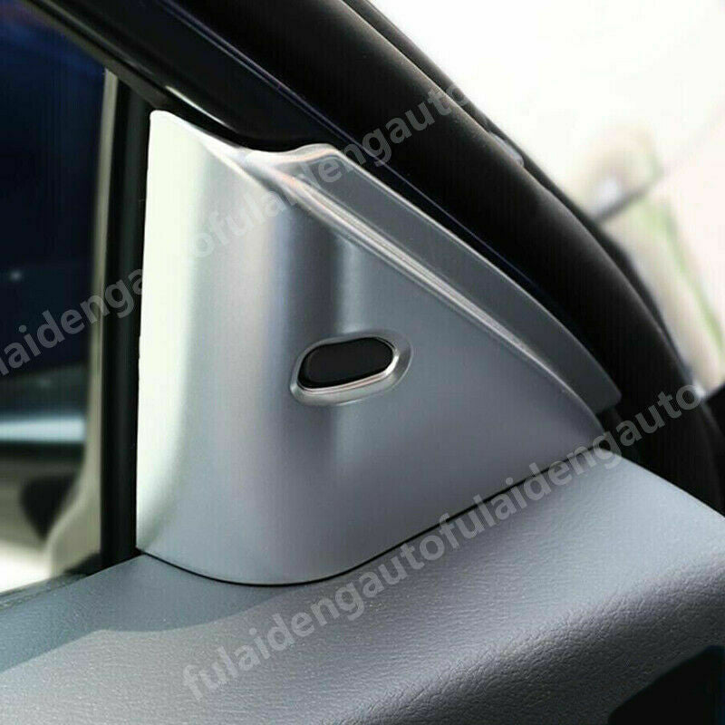 Matte Silver Front Triangle A-Pillar Cover Trims ABS for Nissan Altima 2019-2022