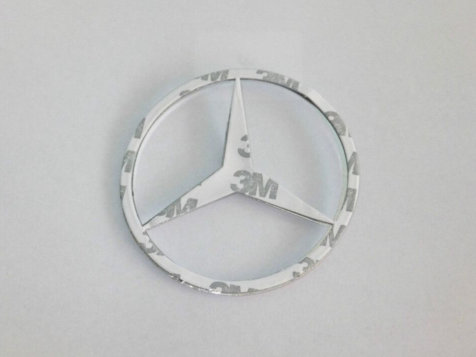 Emblem For AMG 75mm Star Trunk Badge Chrome New