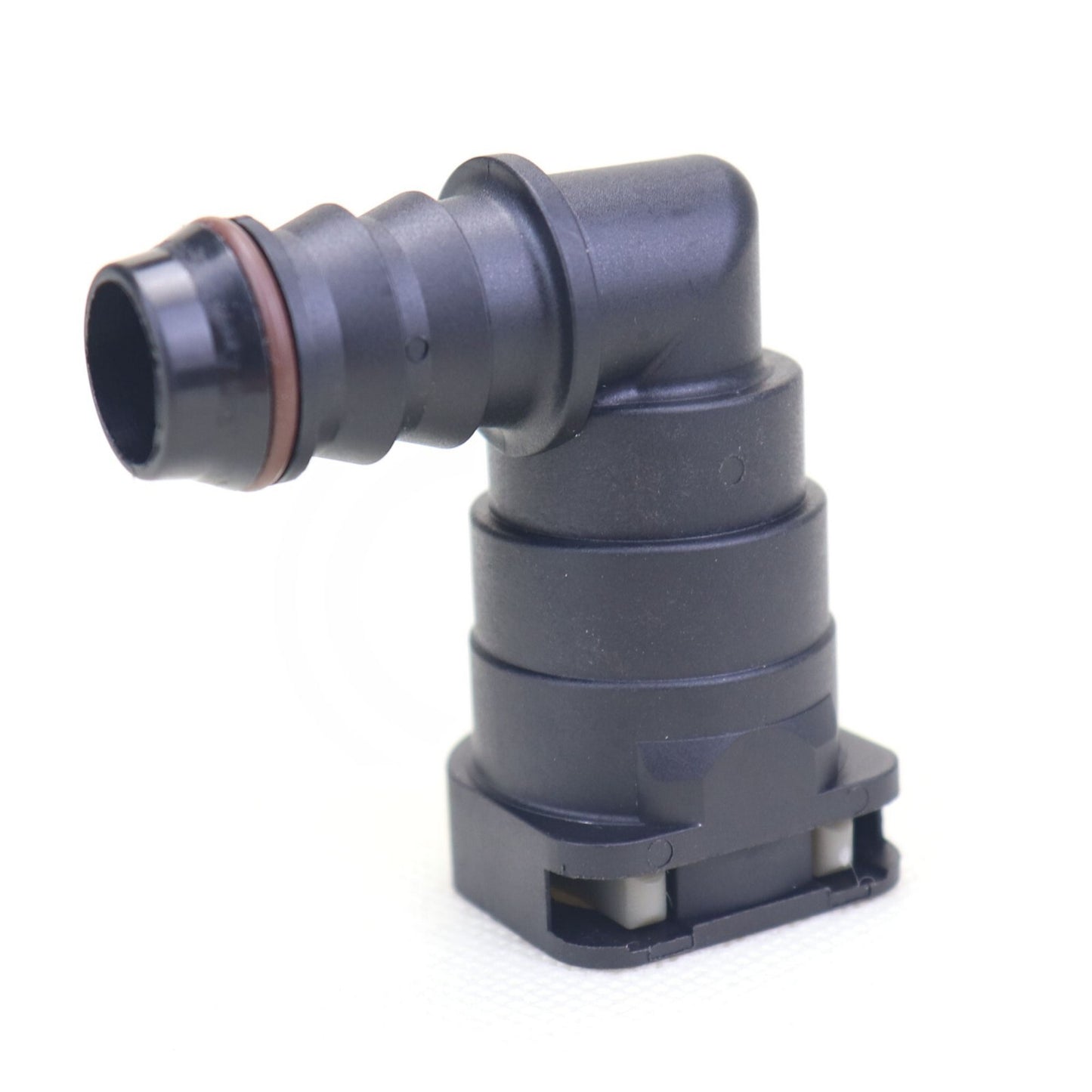 1-Piece Car Fuel Line Hose Quick Release Plastic Connector 15.82mm ID14 Right