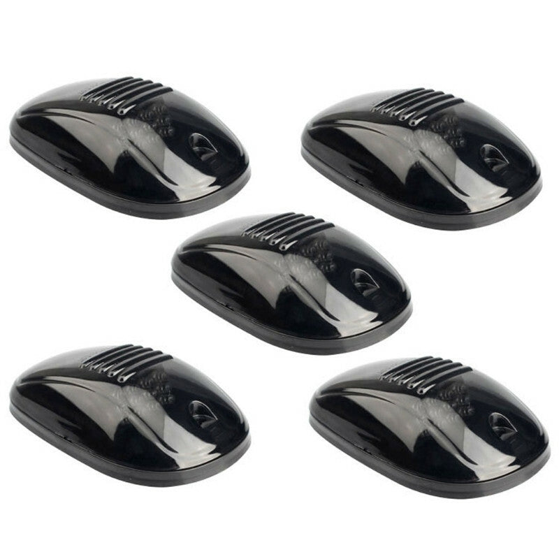 5Pcs Car SUV Cab Roof Marker Lights Black Smoked Lens External Semaphore Lamp