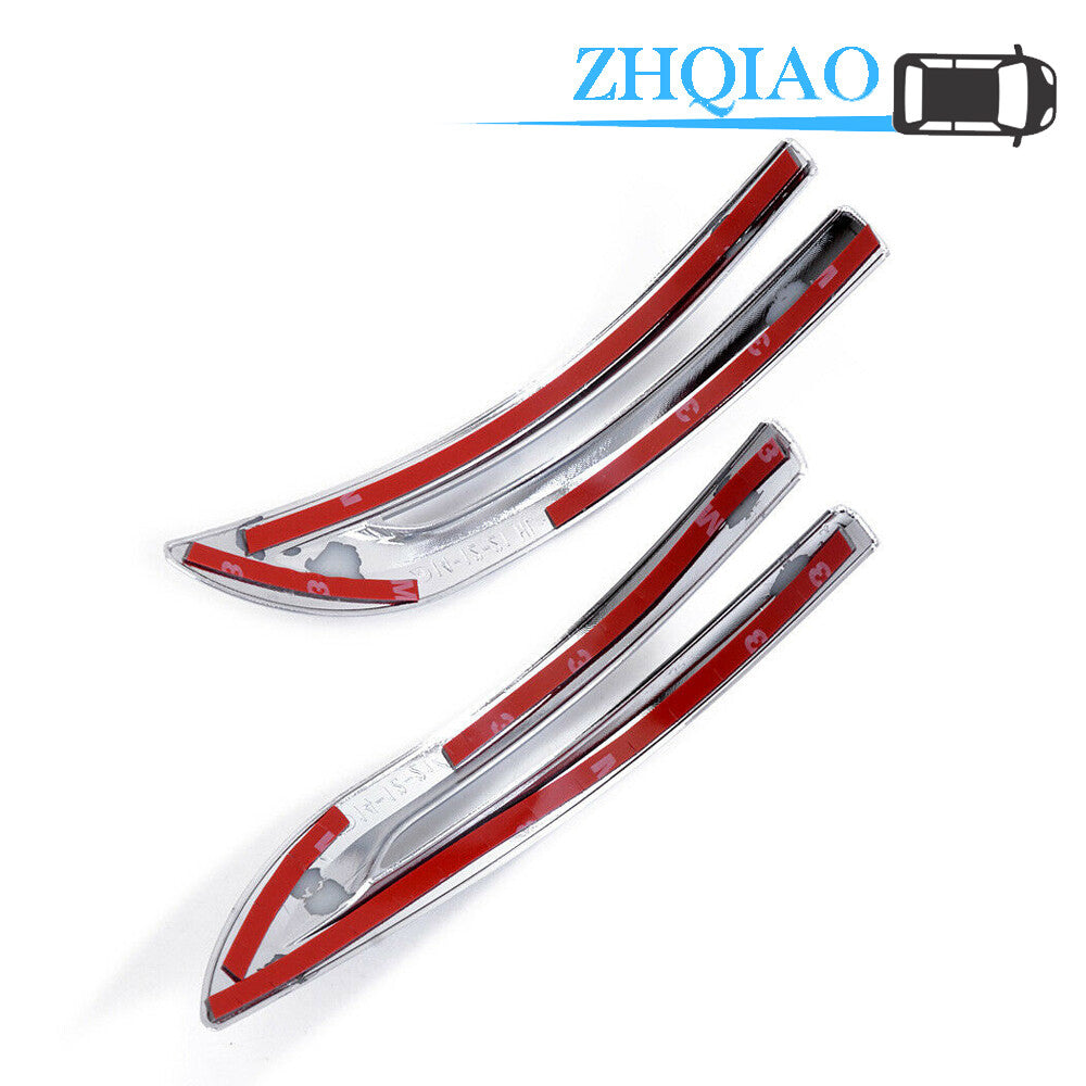 Chrome Side Rearview Mirror Molding Cover Trim Fits for Honda JAZZ 2014 2015 2016
