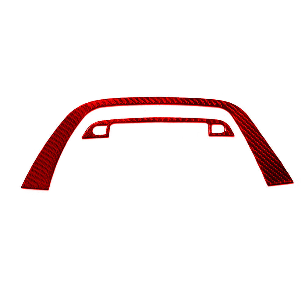 Carbon Fiber Front Window Lift Panel Cover Trim For Sonic 2012-2016 v