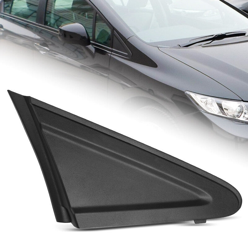 Passenger Side Mirror Corner Molding Pillar Fender Trim for Honda for Civic 2012-15
