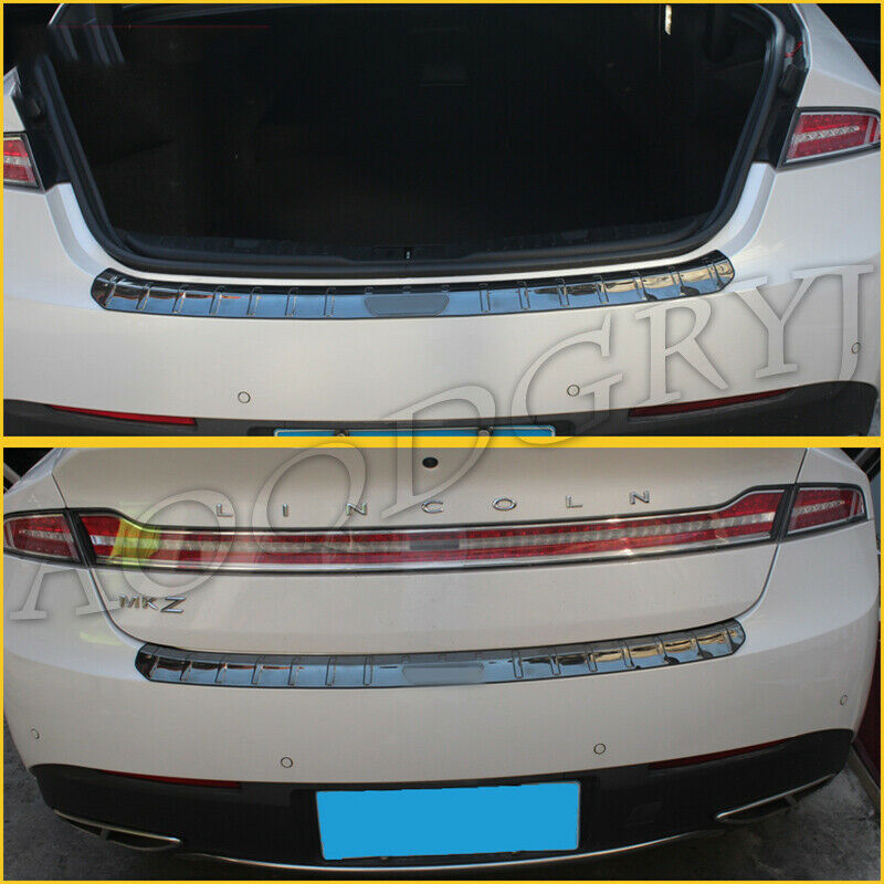 2P for Lincoln MKZ 2017-2020 Rear Bumper Guard Trunk Sill Plate Protector Cover