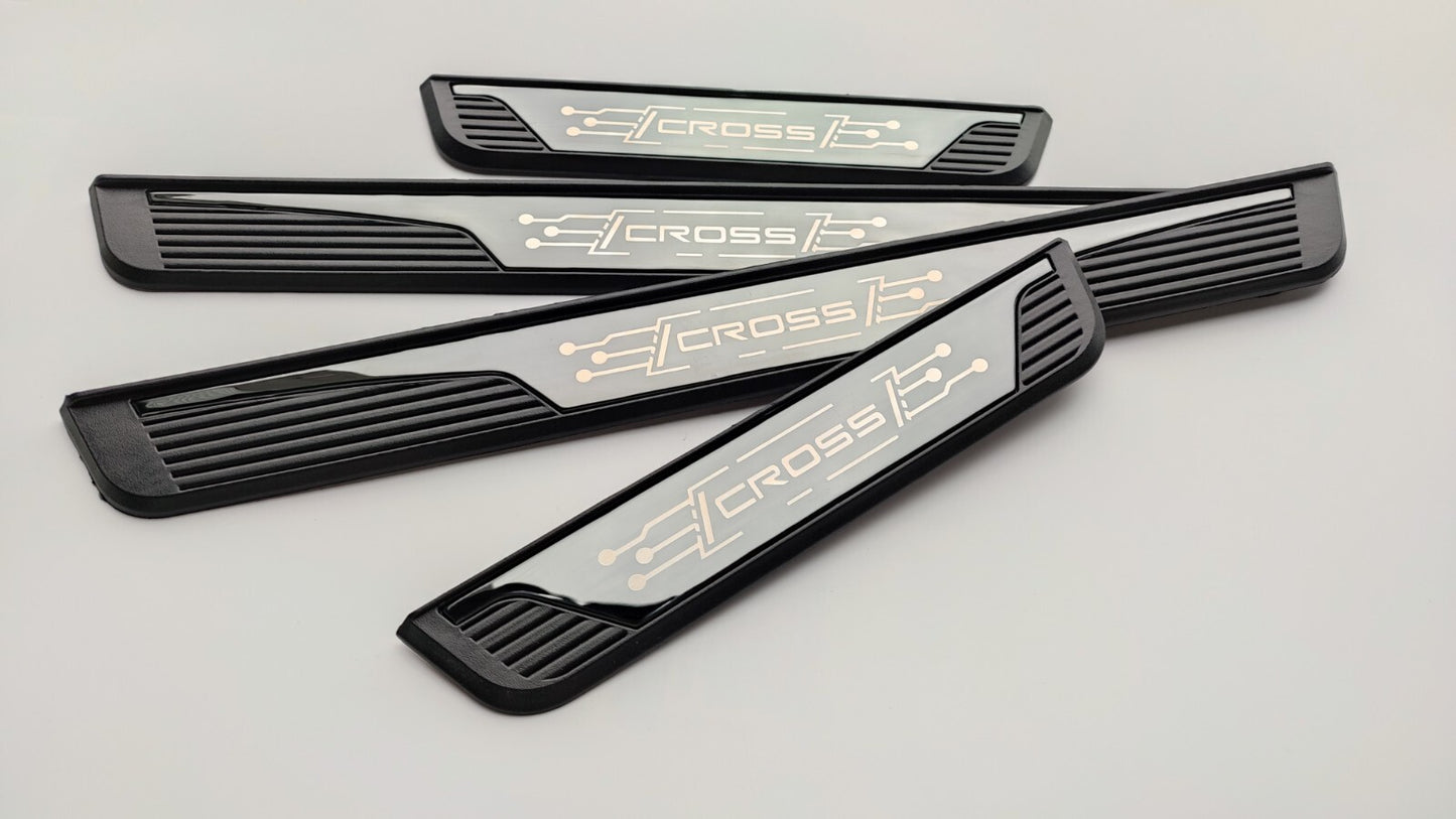 For 2024 for Mercedes-Benz C-Class Car Accessories Door Sill Protector Guard Plate