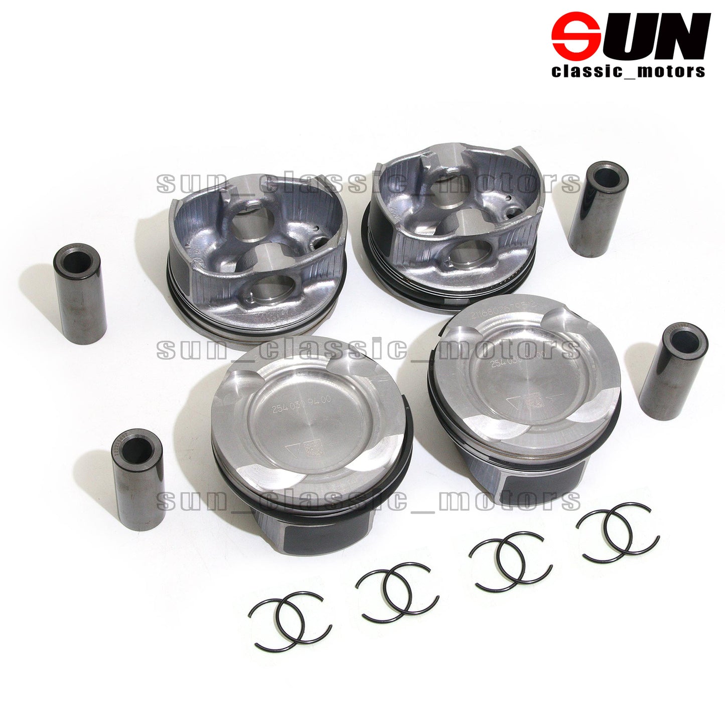 Piston and ring set STD for C260 M254.915 1.5T 2540309200-