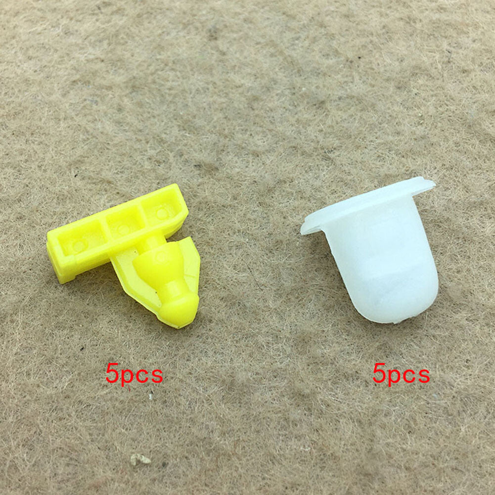 5 Car Wheel Arch Eyebrow Trim Wing Surround Retainer Clips for Nissan