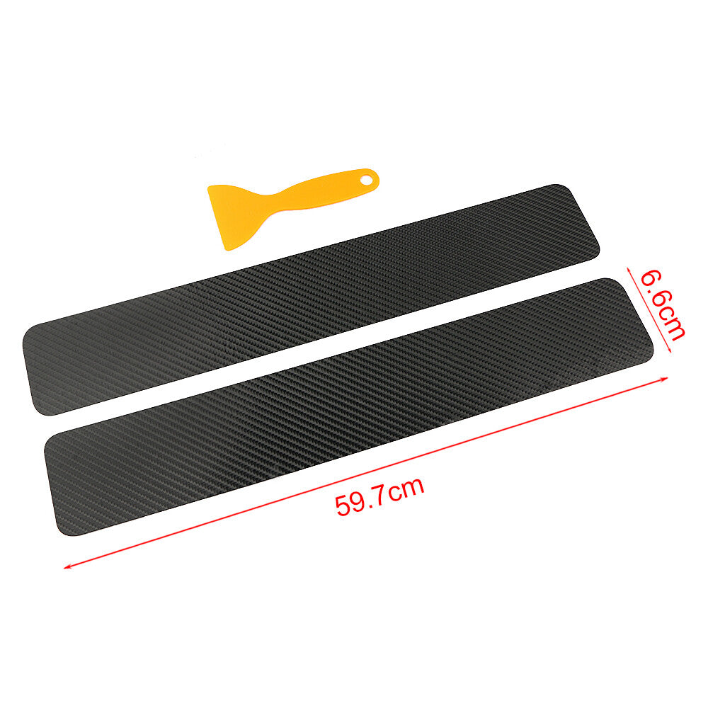 Car door and window sill protection sticker, scratch-resistant 5D carbon fiber strip