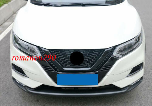 for Nissan Rogue 2021-2024 Gloss Black Front Center Grille Frame Cover Trim 1PCS