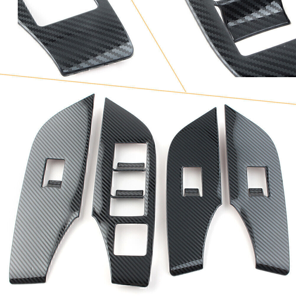 Car Interior Window lift panel Switch Cover Trim Fit for Toyota RAV4 2019-2024