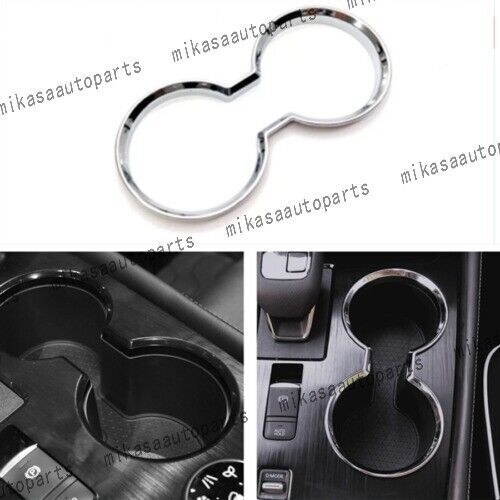 for Nissan Rogue 2021-2023 Water Cup Holder Cover Trim ABS Chrome 1x auto