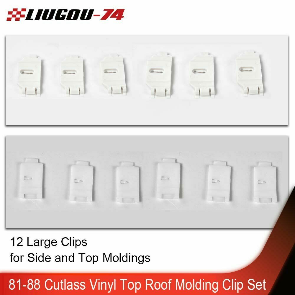 28X Fits 1981-1988 Cutlass Top Roof Molded Decorative Fixing Clips