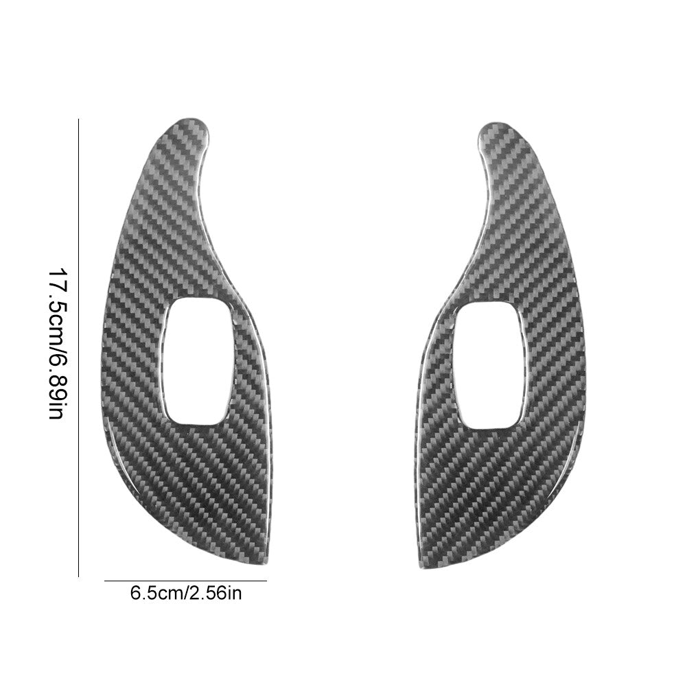 Carbon Fiber Red Automatic Gear Shift Panel Trim Sticker for Audi A4 S4 2005-08 v